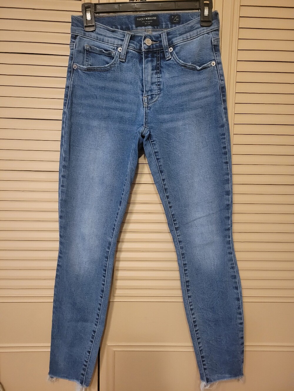 Lucky Brand Mid-Blue Skinny Jeans